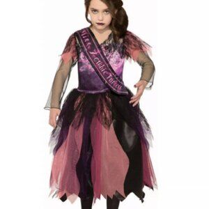 Girl's Prom Princess Zombie Halloween  Costume